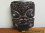 New Zealand Maori Carved Wall plaque Vintage excellent  for Sale