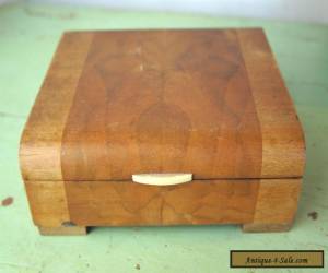 Item Art Deco wooden cigarette or card box for Sale