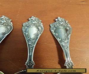 Item Set of 6 Mechanics / Watson Sterling Demitasse Spoons 1904 Altair for Sale