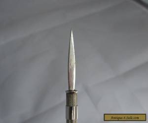 Item Old antique Art Deco retracting sterling silver toothpick for Sale