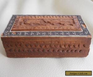 Item Vintage Carved and Inlaid Box - Snuff - Trinkets - Pill etc., for Sale