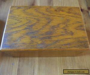 Item  vintage   oak wooden box for Sale