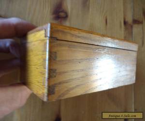 Item  vintage   oak wooden box for Sale