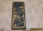 Beautiful Vintage Japanese Motif Mixed Metal Shakudo Gold Cigarette Case for Sale