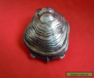 Item RARE Russian 84 Silver Pill BOX as SHELL Romanov dynasty period c. 1915-17 for Sale