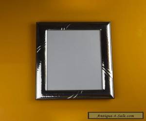 Item Beautiful Vintage Sterling Silver Photo Frame on Solid Wood base, European Made for Sale