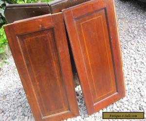 Item vintage pair of mahogany panels-  salvage for Sale