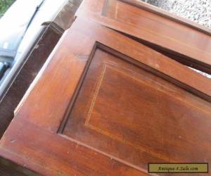 Item vintage pair of mahogany panels-  salvage for Sale