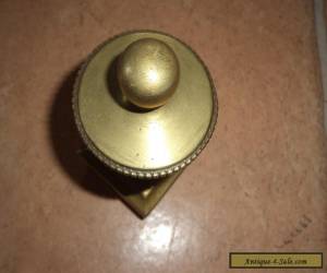 Item Antique brass finial bedhead / clock ? for Sale