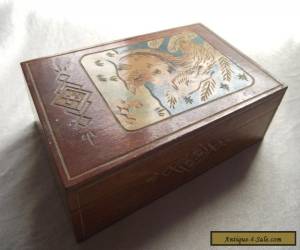 Item Vintage Carved & Painted Red Squirrel Box for Sale