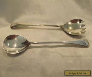 Item silver plated salad servers for Sale
