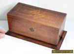 Stunning Inlaid Wooden Original Vintage Cigarette Box - Quality Craftsmanship. for Sale