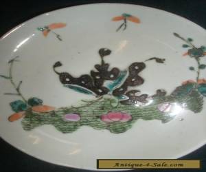 Item Small Chinese Antique Famille Verte Plate for Sale