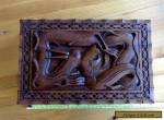 large vintage hand-carved wooden 'Dragon' box for Sale