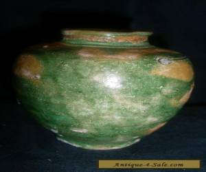 Item Very Small Very Early Chinese Sancai Glaze Pot for Sale