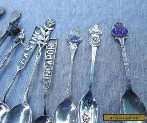 Item Interesting collection of Silver plated spoons?  for Sale