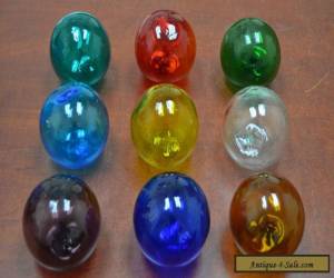 Item 8 PCS REPRODUCTION GLASS FLOAT FISHING BALL 3" **PICK YOUR COLORS** for Sale