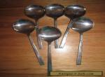 6 SMALL SILVER SPOONS SHEFFIELD GREAT COLLECTORS for Sale