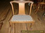 Oak T Back Chair Dining Room Turn of Century for Sale
