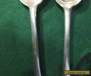 Item Antique GEORGIAN Sterling Silver SERVING Spoons,HALLMARKED  for Sale