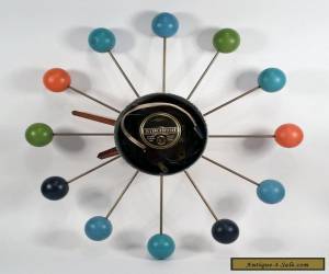 Item VINTAGE GEORGE NELSON HOWARD MILLER MIDCENTURY MODERN BALL CLOCK ATOMIC RETRO for Sale