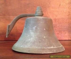 Item Vintage Cast Brass Ship's Bell for Sale