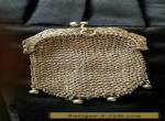 ANTIQUE SILVER FRENCH CHAIN MAIL MESH COIN PURSE for Sale