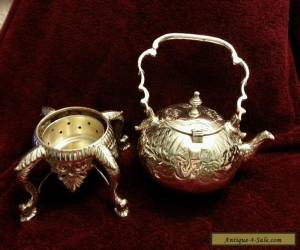 Item Gorgeous  Silver Teapot with Warmer for Sale
