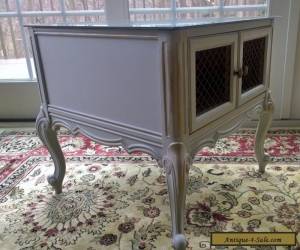 Item Side End Cabinet Table French Provincial VINTAGE Weiman Heirloom Furniture  for Sale