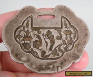 Item Antique Chinese Silver Pendant for Sale