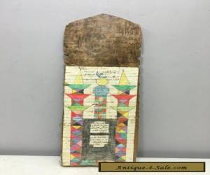 Item Koran Writing Teaching Old Wood Board Burkina Faso HandmadeI Text  for Sale