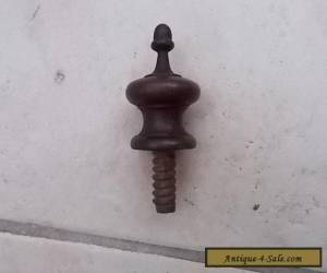 Item Antique mahogany Finial for Sale