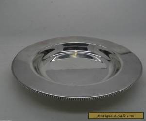 Item Vintage Silver Plated Signed Dish  No Reserve for Sale