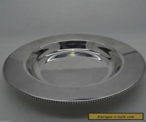 Item Vintage Silver Plated Signed Dish  No Reserve for Sale