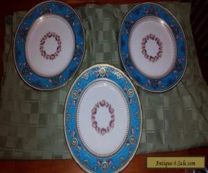 Item SET OF THREE BEAUTIFUL MINTON LUNCH PLATES 9 1/4" for Sale