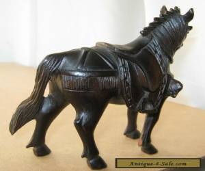 Item ANTIQUE WOODEN CARVED ORNAMENTAL HORSE. Chinese Tang Dynasty style for Sale