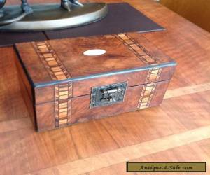 Item Elegant Victorian Jewellery Box With Great Interior for Sale