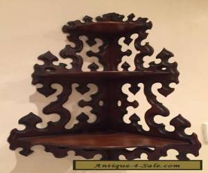 Item Beautiful Antique edwardian wooden corner wall brackets 38cm widex79cm tall for Sale