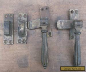 Item ANTIQUE ,DECORATIVE BRASS WINDOW HANDLES AND CATCHES for Sale