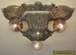 SPECTACULAR! Restored Antique ART DECO Lincoln Light Fixture - PAIR AVAILABLE for Sale