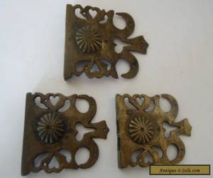 Item 3 x Antique ? Victorian/ French lock catches....no keep or keys. for Sale