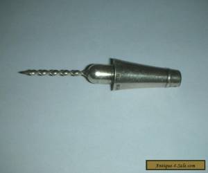 Item ANTIQUE SOLID SILVER CIGAR PIERCER BY COHEN & CHARLES,1951 for Sale