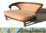 Tomlinson 1960's Slipper Chair Hollywood Regency Mid Century Modern for Sale