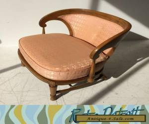 Item Tomlinson 1960's Slipper Chair Hollywood Regency Mid Century Modern for Sale