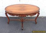 French Carved Walnut Small Coffee Table or Side Table 7508 for Sale