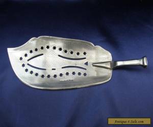 Item LOVELY OLD SOLID SILVER FISH SERVER STERLING? Hallmark Stamped No Handle for Sale