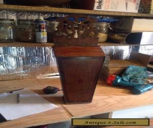 Item antique oak candle box for Sale