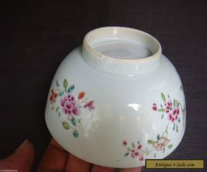 Item ANTIQUE 19TH CENTURY CHINESE BOWL FLOWERS AND BIRD for Sale