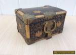 19th c. Antique Japanese lacquer miniature chest / box. for Sale