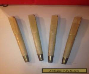 Item Mid Century table legs lot of 4 for Sale